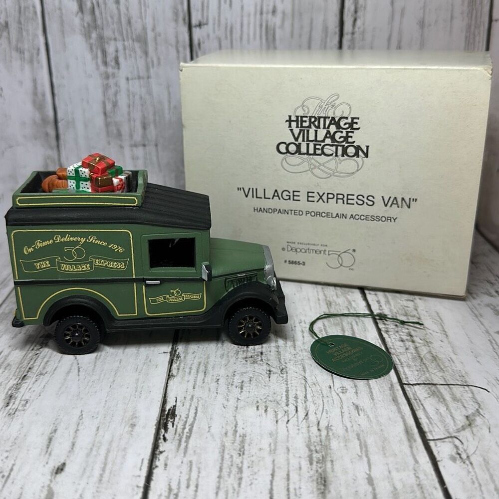 Dept 56 VILLAGE EXPRESS VAN ‎ Heritage Valley Collection 5865-3